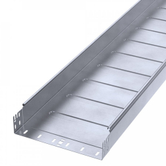 Лоток неперфорированный Профи INOX (AISI 316) 300х80х3000 (1,0 мм) (6 м/уп) Промрукав