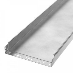 Лоток неперфорированный Профи INOX (AISI 304) 400х80х3000 (2,0 мм) (6 м/уп) Промрукав