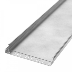 Лоток неперфорированный Профи INOX (AISI 304) 400х50х6000 (1,5 мм) (12 м/уп) Промрукав