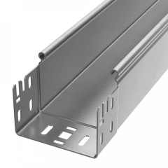 Лоток неперфорированный Профи INOX (AISI 304) 100х80х6000 (1,0 мм) (12 м/уп) Промрукав