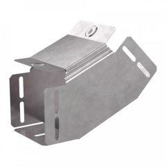 Угол вертикальный внутренний 45 градусов с крышкой Стандарт 100х100 (0,7 мм) Промрукав