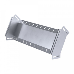 Угол вертикальный внешний 45 градусов Стандарт INOX (AISI 316) 600х80 (0,8 мм) Промрукав