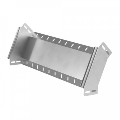 Угол вертикальный внешний 45 градусов Стандарт INOX (AISI 304) 600х80 (0,8 мм) Промрукав