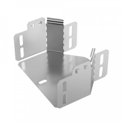 Переходник симметричный Стандарт INOX (AISI 304) 150х100х80 (0,7 мм) Промрукав