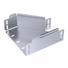 Переходник правый Стандарт INOX (AISI 316) 200х100х80 (0,7 мм) Промрукав