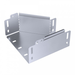 Переходник правый Стандарт INOX (AISI 316) 200х100х100 (0,7 мм) Промрукав