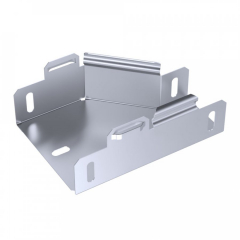 Переходник правый Стандарт INOX (AISI 316) 100х50х50 (0,7 мм) Промрукав