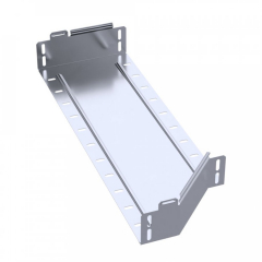 Переходник левый Стандарт INOX (AISI 316) 600х500х80 (0,8 мм) Промрукав