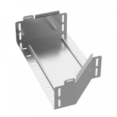Переходник левый Стандарт INOX (AISI 304) 400х300х100 (0,8 мм) Промрукав