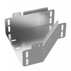 Переходник левый Стандарт INOX (AISI 304) 200х100х80 (0,7 мм) Промрукав