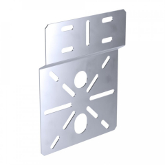 Монтажная пластина для ЭМК Стандарт INOX (AISI 316) 195х150 (1,5 мм) Промрукав
