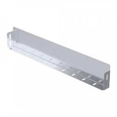 Заглушка лотка Стандарт INOX (AISI 316) 500х80 (0,7 мм) Промрукав