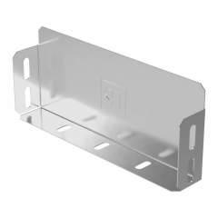 Заглушка лотка Стандарт INOX (AISI 304) 200х80 (0,7 мм) Промрукав