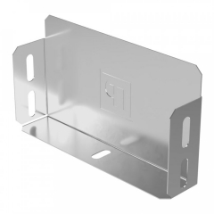 Заглушка лотка Стандарт INOX (AISI 304) 150х80 (0,7 мм) Промрукав