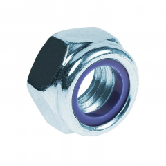 Гайка М12 с контрящим кольцом (DIN 985) (15 шт/уп) Промрукав