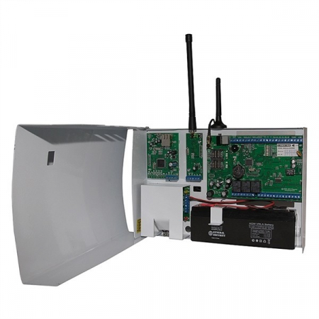 S632-2GSM-BKA20-W округлый  (комплект с АКБ 2,3Ач, цвет белый)