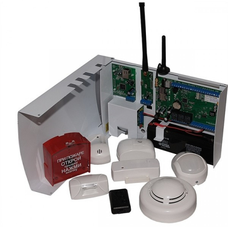 S632-2GSM-BK20-W округлый  (под АКБ 2,3Ач, цвет белый)