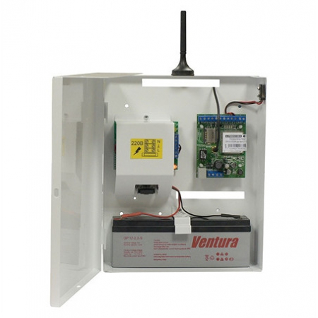 SR103-2GSM-BK24-W  Ретро  (под АКБ 2,3 Ач, цвет белый)