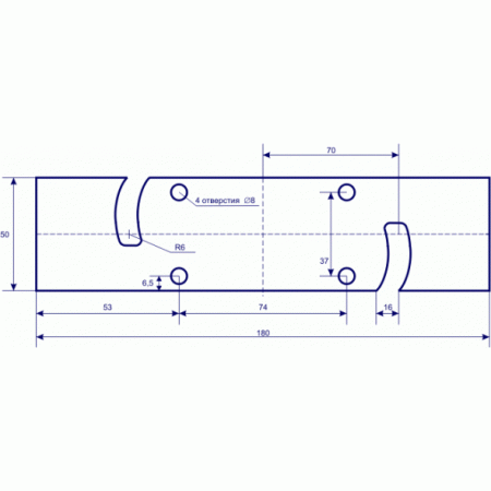 Планка для крепления Буран-8У