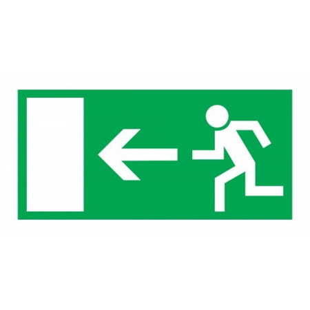 Пленка фотолюм Jessup Е04  Направление к эвакуационному выходу налево