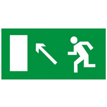 Пленка фотолюм Jessup Е06  Направление к эвакуационному выходу налево вверх