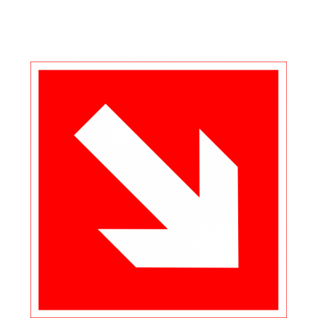 Пленка фотолюм Jessup F01-02  Направляющая стрелка под углом 45