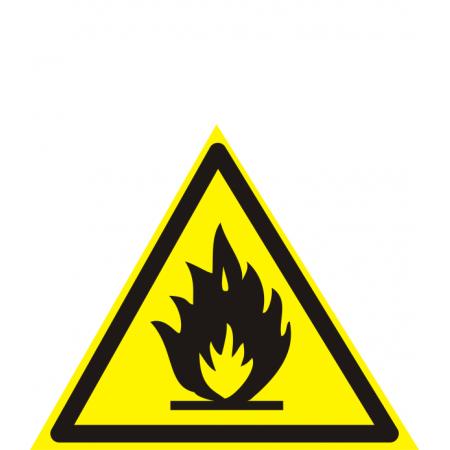 Пластик Фотолюм. (W-01) Пожароопасно. Легковоспламеняющиеся вещества (Распродажа. На складе 1 шт.)