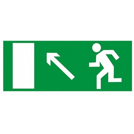 Плёнка (Е 06)  Направление к эвакуационному выходу налево вверх