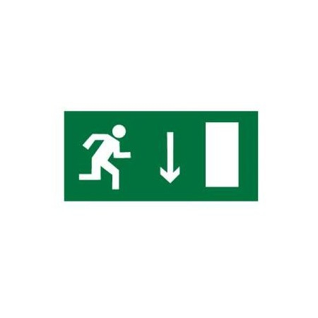 Плёнка Фотолюм. (Е 09) указатель двери эвакуационного выхода (правосторонний) (Распродажа. На складе 1 шт.)