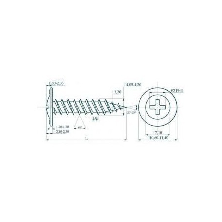 Саморезы 4,2х19 мм