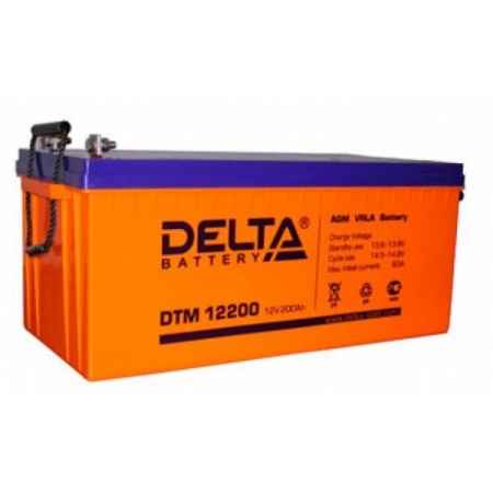 Аккумулятор 12 В, 200 Ач DTM 12200 Delta