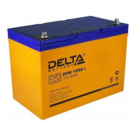 Аккумулятор 12 В, 90 Ач DTM 1290 Delta