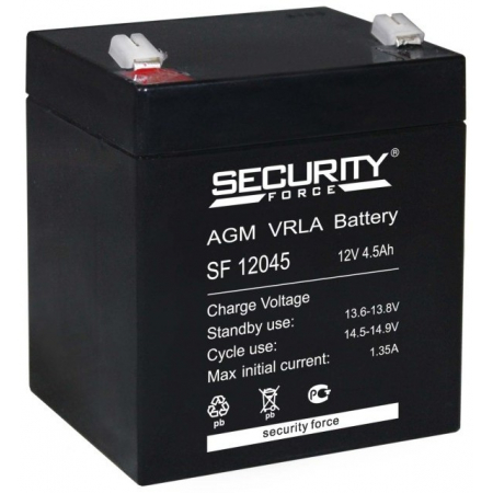 Аккумулятор 12 В, 4,5 Ач (Security Force)