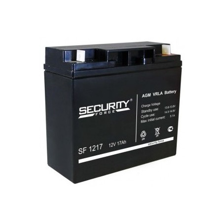 Аккумулятор 12 В, 17 Ач (Security Force)