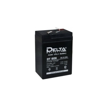 Аккумулятор 6 В, 6 Ач DT 606 Delta