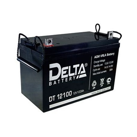 Аккумулятор 12 В, 100 Ач DT 12100 Delta