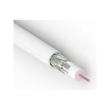 Кабель SAT 50m+Cu/Al(75Om) по 100м