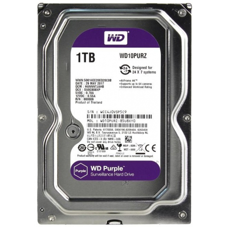 Жесткий диск 1 Tb WD10PURZ Purple