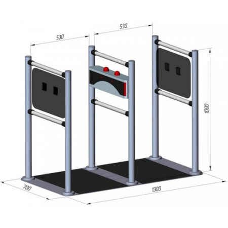Электронная проходная BRAVO Duos (оптический турникет)