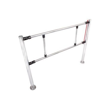 Комплект из 2 поручней  Антипаника  открываемых, 32 мм, хром, стальные шарниры, 1,5 м