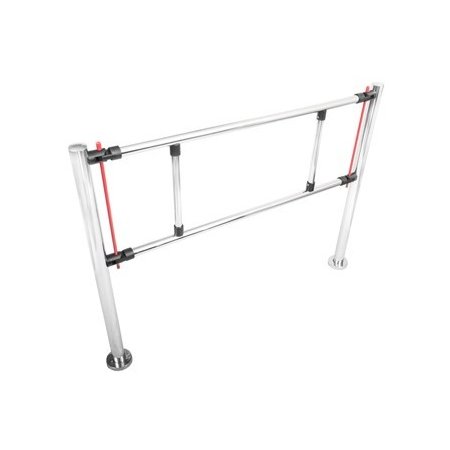 Комплект из 2 поручней  Антипаника  снимаемых, 32 мм, хром, стальные шарниры, 1 м