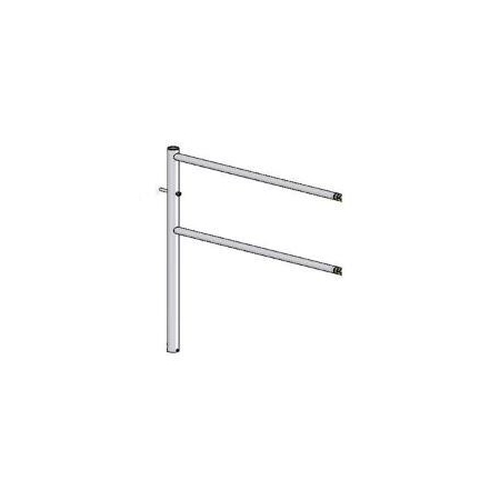 Секция поворотная длина поручня L=1000мм  (Praktika)