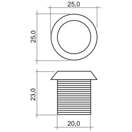 CP-Z-2 (мод. EP) врезной светлый