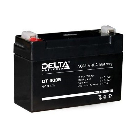 Аккумулятор 4 В, 3,5 Ач DT 4035 Delta