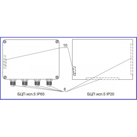 БЦП  Р-08  исп.5 КТ IP65