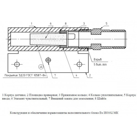 Ех ИО102 МК Al исп.300 с магнитом М-200 К