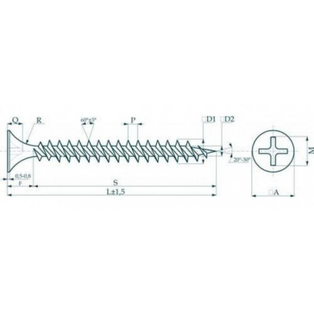 Саморезы 3,5х32 мм