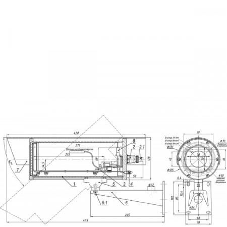 ТВК-80 PoE+ ВБ (Apix Box/E4 (II), 2,8-12мм)