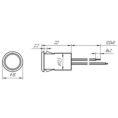 Выносной светодиод ВС