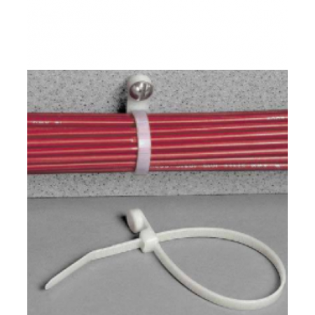 Хомуты кабельные 3,5 х 110мм, с монтажным отверстием (45109)